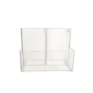 TEMU 1pc/2pcs 투명 아크릴 화장품 정리함 세트 - 메이크업 브러시, 립스틱, 눈썹 연필, 향수 - 침실, 욕실 장식 - 화장대용 대용량 보관함, 완벽한 선물 선택|눈썹펜슬