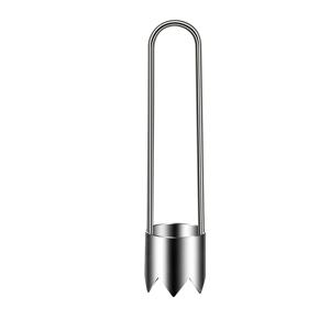 TEMU 1pc 스테인레스 스틸 과일 및 채소 코어, 빨간 벨 페퍼 씨 제거기, 사과, 배, 토마토, 페퍼용 유니버설 주방 가제트 - 내구성 및 사용하기 쉽다
