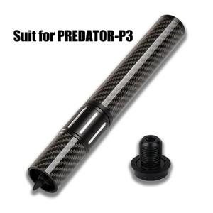 TEMU 1pc 탄소 섬유 풀 큐 확장 - 9-13 인치 조절 가능한 빌리어드 스틱 액세서리, 프레드레이터-P3 큐 스틱, 내구성 있는 탄소 섬유 구조, 확장된 막대 버퍼로 빠른 설치, 빌리어드 팬을 위한 완벽한 선물, 블랙, 빌리어드 장비, 세련된 액세서리, 고강도 소재