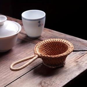 TEMU 수제 티 스트레이너, 레트로 창의적인 잎차 필터, 공차 세트 액세서리