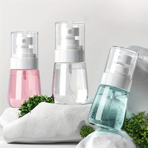 TEMU 여행용 미세 분사 스프레이 병 - 파스텔 핑크, 투명, 틸색 - 메이크업, , 알코올, 얼굴 보습에 적합한 컴팩트 & 휴대용 - 누수 방지 디자인, BPS 프리 플라스틱 제작 - 여행, 집, 살롱, 체육관, 홈 , 슬림 디스펜서, 가벼운 스프레이어, 리필 가능, 자주 여행하는 사람들을 위한 제품