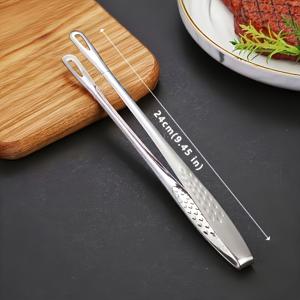 TEMU 스테인리스 스틸 BBQ 톤스, 텍스처드 그립 - 식품 안전, 그릴, 베이킹, 서비스에 이상적 - 스테이크, 고기, 등에 완벽 - 식사 서버 및 가정용 주방에 완벽 - 11개의 축제적인 사용 포함