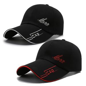 TEMU 2pcs 스타일리시한 남녀공용 야구 모자 - 다크 블루 & 라이트 그레이, 