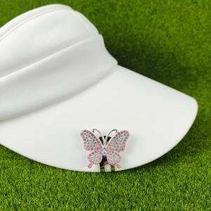 TEMU 나비 또는 플로럴 골프 볼 마커 - 매그네틱 모자 클립, 박스 포함 - 그린에서의 볼 포지셔닝에 완벽 - 여성 및 남성 골퍼를 위한 우아한 선물, 골프 액세서리, 반짝이는 디자인, 제품