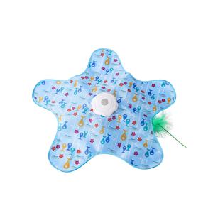 TEMU 1개 애완동물 장난감 커버, 고양이 자가 엔터테인먼트 지루함 해소 매직 도구, 고양이 숨기기 커버, 사냥 커버, 강아지 장난감, 배터리 용량 1200mAh, 인조 깃털 포함.