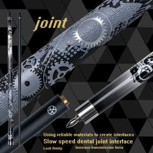 TEMU 탄소 섬유 풀 큐 스틱, 12mm 팁, 148.5cm 길이, 20oz 무게 - 기계적 가죽 그립 디자인, 나인볼 & 카라오케 게임용으로 내구성 및 정확성, 빌리어드 팬들을 위한 이상적인 선물