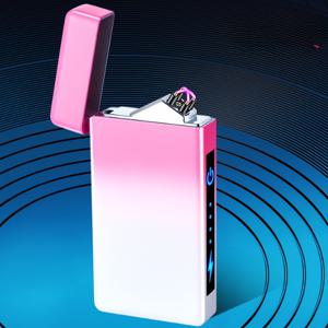 TEMU USB 충전식 전기 라이터 - 방풍 무화염 이중 아크 점화, 배터리 표시기, 아연 합금, 바비큐, 캠핑, 하이킹 및 비상 사용에 이상적, 캠핑 기어 | 모던 라이터 | 내구성 있는 라이터, USB 충전식 라이터, 라이터, 하트 라이터 비빈