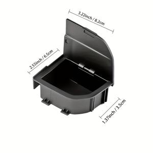 TEMU BMW 차량용 콘솔 수납 박스 정리함 1개 - 내구성 있는 ABS 플라스틱, 1/2/3/4 시리즈, X3 X4 X5 X6 X7, F40 G20 G26 G01 G02 G05 G06 G07 I4 모델 호환 (2012-2024) - 세련된 블랙 디자인, 개선된 조직 및 스타일리시한 인테리어 업그레이드