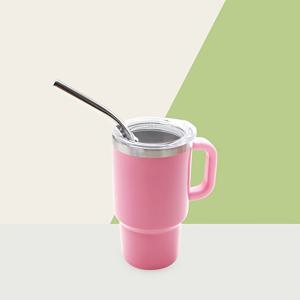 TEMU 1pc, 3oz/5oz 미니 304 스테인리스 스틸 자동차 컵, 리드와 스트로우, 고급 커피 컵, 멀티 컬러 머그, 휴대용 실내/실외/사무실에 적합, 여름 음료 컵, 다중 색상, 선물하기 좋은 선택