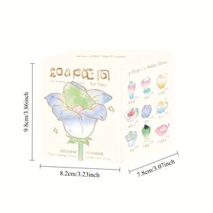 TEMU 루무 플라워 미스터리 박스 - 소형 수제품, 창의적인 데스크탑 장식, 귀여운 사무실용 선물, 책상 액세서리, 홈 데코, 꽃꽂이 아이템, 에스테틱한 인테리어, DIY 레진공예, 핸드메이드 오너먼트, 미니 조각상, 수집가를 위한 컬렉션