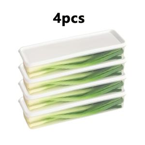 TEMU 4개 직사각형 냉장고 보관함, BPA-Free 뚜껑이 있는 다목적 식품용기, 음식 저장을 위한 냉장고용기 주방 수납통, 밀폐된 뚜껑의 식품수납통, 냉장고 선반/서랍 대체물, 미리준비 사료통, 팬트리 정리, 공간절약 디자인, 컴팩트 수납솔루션, 고품질 플라스틱, 밀폐 뚜껑, 주방 정리함