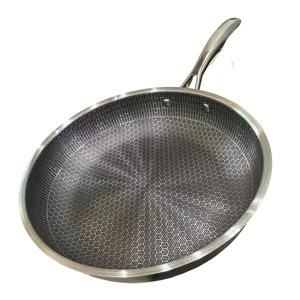 TEMU 26cm 410 스테인리스 스틸 프라이팬 - 균일한 가열, 논스틱 손잡이, 모든 스토브에 적합, 식기세척기 사용 가능, 프라이, 베이킹, 튀김에 적합, 주방 조리 기구, 모던 주방용품, 내구성 좋은 조리 기구