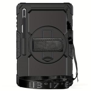 TEMU 에이치케이 S8/S7/S7 FE S8 플러스/울트라/S6 라이트 펜슬 홀더 + 내구성 강화 풀바디 충격방지 보호 케이스, 회전 스탠드 및 핸드/어깨끈 포함