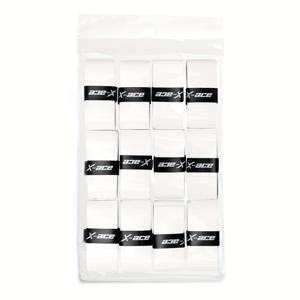 TEMU X-ace 12개 짜리 테니스 오버그립, 테니스 라켓 끈적끈적한 그립 테이프, 스쿼시, 배드민턴 및 라켓볼을 위한 피클볼 패들 보호 테이프