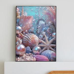 TEMU 30*40cm/11.8*15.8인치의 전체 라운드 드릴과 완전한 도구 세트, 오일 캔버스, 풍경 패턴, 침실 및 거실 장식용 페인팅 키트, 장식 공예 벽 예술 어른 초보자에게 적합한 완전히 뚫린 둥근 구멍 말 공예, 홈 벽 장식 선물 액자 없는 페인팅 세트 풀 드릴 라인석 그림 아트 벽 장식 페인팅 페인팅 키트 휴일 선물 그리기 용품