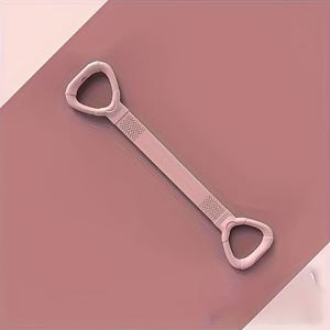 TEMU 전신 트레이닝을 위한 다기능 8자형 저항 밴드 하나 - TPE 탄성 피트니스 밴드, 근력 운동 및 스트레칭, 요가에 사용 - 모든 사람에게 적합, 중간 긴장도 - 어깨 성형과 등 조각에 이상적 - 완벽한 계절 선물|요가