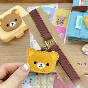 TEMU 1pc 귀여운 만화 곰 탄성 밴드 - 조절 가능한 두꺼운 폴리에스터 로프, 창의적인 계획서 책 장식, 저널 및 조직에 이상적, 일기장 액세서리 | 재미있는 디자인 | 부드러운 탄성 로프|다이어리|일기장