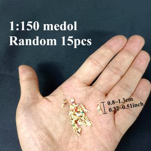 TEMU 1세트 15개 미니어처 수영복 인형 세트, 플라스틱 소재, 여름 풍경 배치, DIY 핸드메이드 건축 재료 모형, 인형의 집 장식용, 비전기적