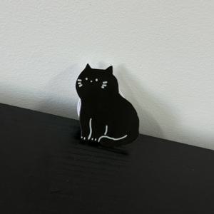 TEMU 2D 플랫 만화 재미있는 땀나는 곰 모바일 폰 케이스 붙이기 홀더, 귀여운 동물 뒷면 접는 손가락 휴대폰 홀더, 친구와 가족을 위한 독특한 선물