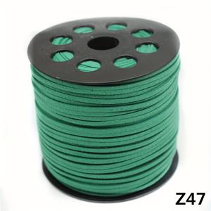 TEMU 100야드 x2.6mm 양면 벨벳 모조 스웨이드 로프, 비탄성 핸드메이드 비즈 재료, DIY 주얼리 제작, 펜던트, 팔찌, 목걸이 및 리본 홈 데코레이션용|비즈목걸이