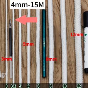 TEMU 3-20mm 땋은 코드, 흰색 코어 코드, 수제 장식 및 가정용 야외 바인딩에 적합, 캠핑, 물건 고정 및 트레일러에 다용도 사용 - 걸이 및 묶기를 위한 다기능 실용 로프
