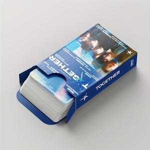 TEMU 55개입 TXT 보이 그룹 미니 앨범 - 로모 카드 세트, 컬러풀 사진 수집 카드, 독특한 디자인, 팬 사진 수집용, 수집 카드 저장, 아치이브 페이지 앨범, 무산성 및 아치이브 페이지 앨범, 직사각형, 종이 재질, 아이템 형태