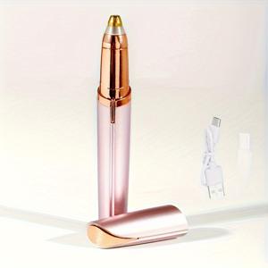TEMU 전기 눈썹 정리기, 여성용 안전 USB 충전식 리튬 배터리, 눈썹·코·입술 및 얼굴 전체 관리 – 초보자 친화적 자동 제모기, 8가지 휴일 선물 추천