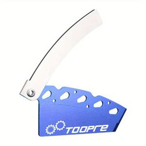 TEMU TOOPRE 자전거 디스크 갭 조정 도구 - 헤비듀티 304 스테인리스 스틸 & 알루미늄 합금 접이식 디자인, 인체공학적 레버 메커니즘, 산악 자전거, 로드 자전거, 디스크 용 정밀 캘리퍼 시스템 - UCI/MTB 표준 호환, 경량 & 내구성 (24g) - 쉬운 설치 및 유지보수, 제동 성능 향상