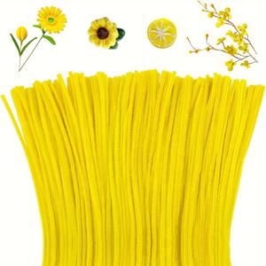TEMU 400개 팩 크래프트 파이프 클리너 39가지 색상 - 나일론 셰닐 스템 DIY 예술 및 공예 프로젝트, 장식 및 창의적인 교실 용품