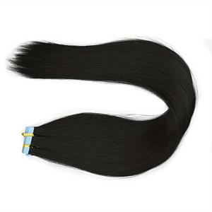 TEMU 10pcs 브라운 헤어 익스텐션 - 보이지 않는 테이프 접착제, 여성용 트레이스 없는 헤어 익스텐션, 사용하기 쉽고 재사용 가능, 현실적인 외모와 느낌, 유럽 및 미국 헤어에 이상적, 헤어 익스텐션 | 헤어 익스텐션 액세서리
