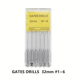 TEMU 6pcs 스테인레스 스틸 드릴 비트 세트, 페소 리머 & 게이트 드릴, 28mm/32mm, 밝은 마감, 사각 끝이 있는 둥근 샤크, 직선 플루트, 정밀 구멍을 위한 금속 드릴 비트