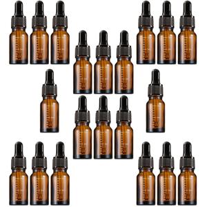 TEMU 24개 10ml 에센셜 오일 병, 기울어진 두꺼운 유리 드롭퍼 병, 재사용 가능한 여행용 휴대용, 둥근 모양, 향수 없는, 얼굴 피부 관리 및 아로마 테라피용