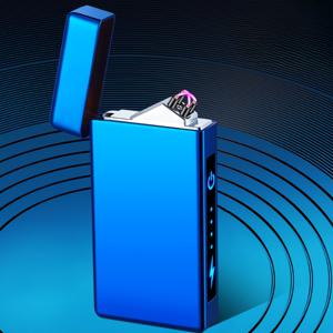 TEMU USB 충전식 전기 라이터 - 방풍 무화염 이중 아크 점화, 배터리 표시기, 아연 합금, 바비큐, 캠핑, 하이킹 및 비상 사용에 이상적, 캠핑 기어 | 모던 라이터 | 내구성 있는 라이터, USB 충전식 라이터, 라이터, 하트 라이터 비빈