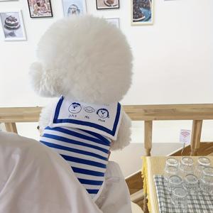 TEMU 가족 테마 슬리브리스 강아지 조끼 