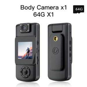 TEMU 2인치 디스플레이가 있는 컴팩트 HD 웨어러블 카메라, TF 카드 슬롯, 쉬운 비디오 녹화, 오디오 캡처, 일상 활동 기록 및 비디오 클립 시청에 이상적, 휴대용 카메라, 매일 기록, 세련된 디자인, 튼튼한 구조, 바디캠, , 디지털 카메라, 헬멧 카메라, 소형카메라, 바디카메라, 바디캠 초소형