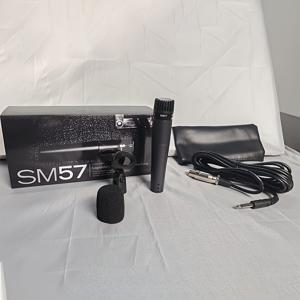 TEMU SM57 하트형 다이내믹 마이크 - 프로페셔널 핸드헬드 유선 마이크, 무대 공연, 노래방 및 보컬 녹음용 드럼 마이크