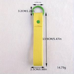 TEMU 1개 마카롱 DIY 자수 및 다림질 배지 수제 백팩 펜던트 기념품 마이옵동 한국식 걸이 스트랩