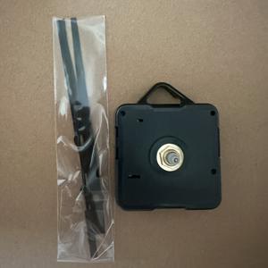 TEMU DIY 무소음 시계 운동용 12mm 샤프트 - 배터리 구동, 3가지 색상(블랙/레드/블루) - 내구성 있는 플라스틱, 배터리 미포함 - 홈 데코 및 공예 프로젝트에 완벽, 벽시계용 시계 운동, 공예 액세서리, 세련된 디자인, 견고한 구조|벽시계|벽시계