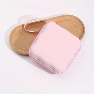 TEMU 대용량 테크 정리 케이스, 파스텔 컬러 (보라색, 흰색/검정색) - 헤비듀티 지퍼 잠금, 스크래치 및 충격 방지 - 충전기, 케이블, C/HDTV/A 장치 호환 - 가정/사무실용 여행용 전자제품 보관함 - 테크 애호가를 위한 이상적인 선물 - 파스텔 컬러 (보라색, 흰색/검정색) 제공