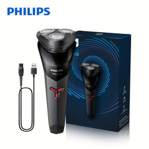 TEMU Philips Shaver 시리즈 1000 전기 면도기 S1113 선물 추천 PowerCut 블레이드 ContourFlex 헤드피스 IPX7 전신 방수 자동 그라인딩 블레이드 3D 플로팅