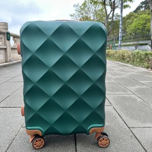 TEMU 20/24인치 단색 하드사이드 수트케이스, 캐주얼 비즈니스, 두꺼운 캐리온 휠러 러기지 케이스