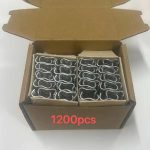 TEMU 600개/1200개 중량감 있는 M형 못 - 케이지 클램프 설치용 빠른 메쉬 펜스 고정장치