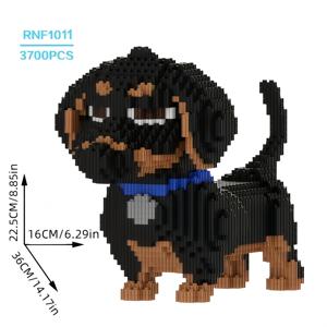 TEMU 6800pcs 3D 퍼즐 동물 인물 건축 블록 세트 - DIY 개 & 고양이 모델 키트, 할로윈 & 크리스마스에 완벽한, 가정 & 사무실 파티 장식, 성인 & 청소년 14+에게 적합, ABS 재질, 건축 & 영화 테마