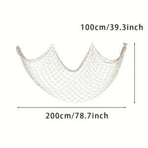 TEMU [2D 플랫] 해양 테마의 물고기 네트 파티 장식, 별어미, 앵커, 풍선 - 해적, 하와이, 항해 파티, 축제 룸 액센트, 해양 파티 장식, 장식 물고기 네트, 해양 장식