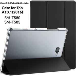 TEMU 삼성 갤럭시 탭 A 10.1 2016 (SM-T580/T585) 호환, 반투명 무광 텍스처 스마트 보호 케이스, 자동 절전/깨우기 기능, 태블릿 액세서리,스크린 커버 액세서리,태블릿 케이스,보호 커버, 디자인, 감각,스크래치 방지 표면,기술에 능숙한 사용자들,학생들,일상 출퇴근