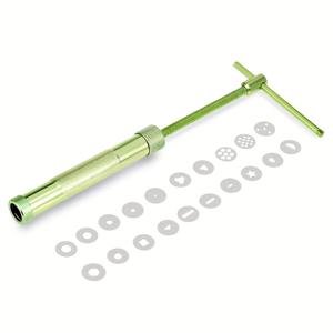 TEMU 20-Design 도자기 엑스트루더 도구, 조각 및 폰단 케이크 모델링 - 폴리머 클레이 공예, 조각 도구, 재미있는 디자인, 내구성 있는 금속 구조, 도자기 엑스트루드