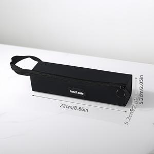 TEMU 실리콘 연필 케이스 - 휴대용, 내구성 있고 스타일리시한 학교 용품, 사무실 필수품 및 여행 액세서리 정리함, 사무용품 및 액세서리 | 현대적인 연필 케이스 | 튼튼한 실리콘 케이스, 연필 정리함|필통