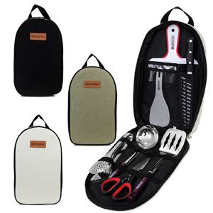 TEMU (한국발송) 노마드 키친 툴 세트 블랙 N-7909 캠핑식기 캠핑용품 한국발송