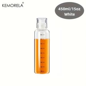 TEMU KEMORELA 등급 유리 오일 디스펜서 병, PVC 없음, 기계 세척 안전, 측정 기능 포함, 식용유, 간장, 꿀용 다용도 – 에어 프라이어, 샐러드, 튀김, 그릴 주방 가제트에 이상적|에어프라이어