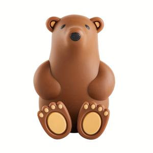 TEMU 1개 만화 실리콘 칫솔 홀더, 3D 북극곰 벽걸이 칫솔 거치대, 드릴링 필요 없음, 흡착컵 마운팅, 작은 물건 걸이용, 욕실 액세서리, 홈 데코